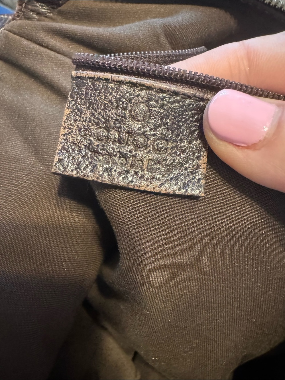 Authentic Gucci GG Canvas Hobo Shoulder Bag - Picture 9 of 11